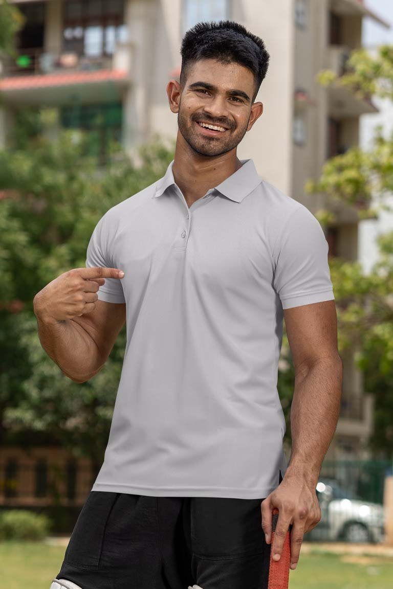 Smart Collar Classic Grey Tee