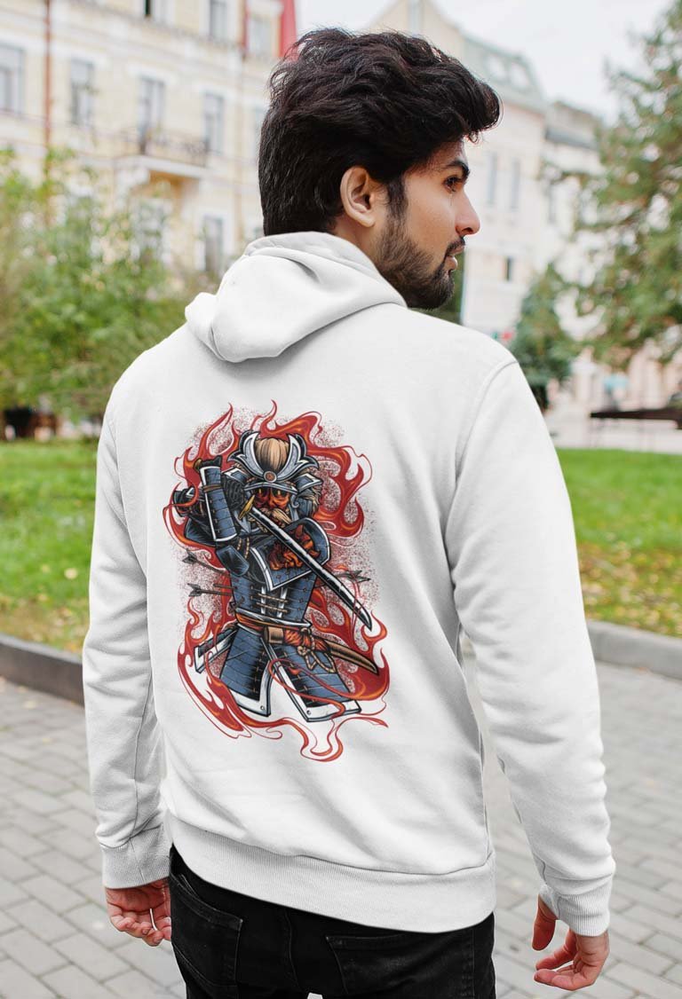 Flameborn Samurai Cozy Hoodie